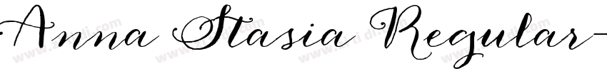 Anna Stasia Regular字体转换